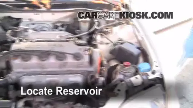 1995 Honda Civic EX 1.6L 4 Cyl. Coupe (2 Door) Liquide essuie-glace Ajouter du liquide
